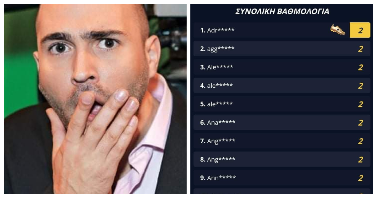 Είδηση ΒΟΜΒΑ: Υπάρχει κόσμος που έχει 2/2 στο Novileague