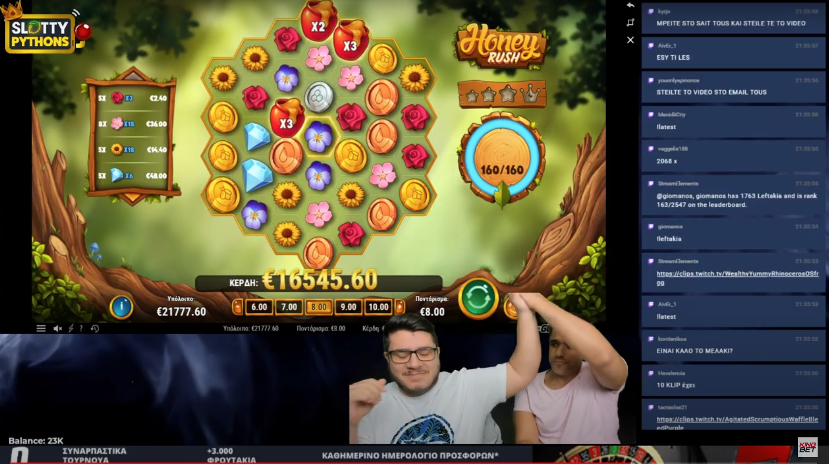 Τα ΑΜ της Kingbet έκαναν τη μεγαλύτερη νίκη που έγινε ποτέ σε ελληνικό Stream