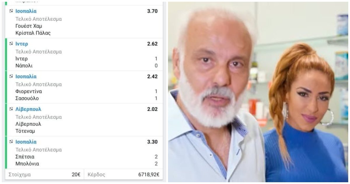 Ο αντιΧάστης των σεντρών κάνει Χάπι Εντ στην Στοίχημαν “τσιμπώντας” 10k και κάτι ψιλά