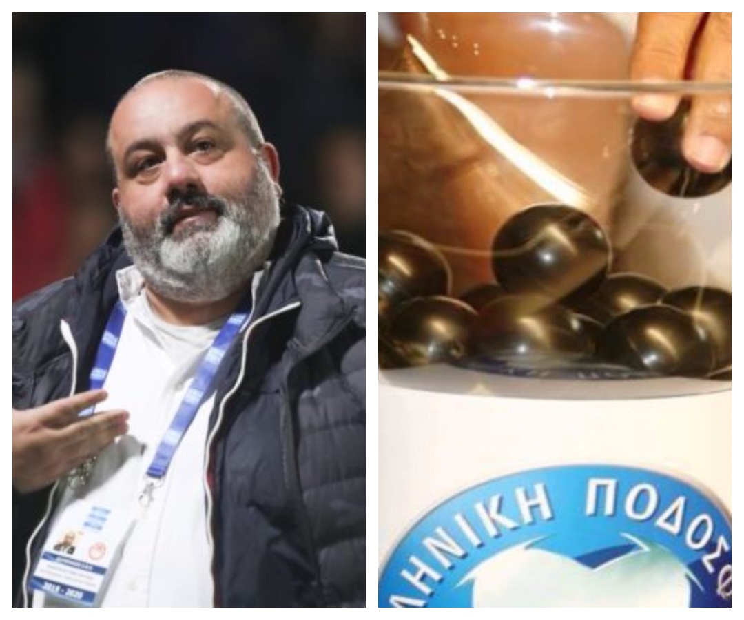 «Ντου» Καραπαπά στην ΕΠΟ λόγω κουβά. Επιασε 2/4 σημεία της κλήρωσης