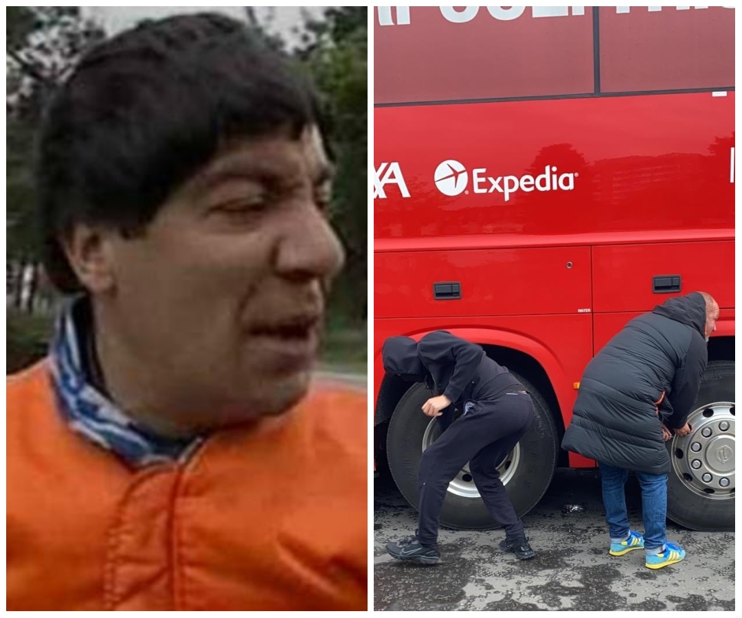 Μπάμπηδες Σουγιάδες της ΜανΓιουν, σκάσαν τα λάστιχα από το Θλιβεροπούλμαν
