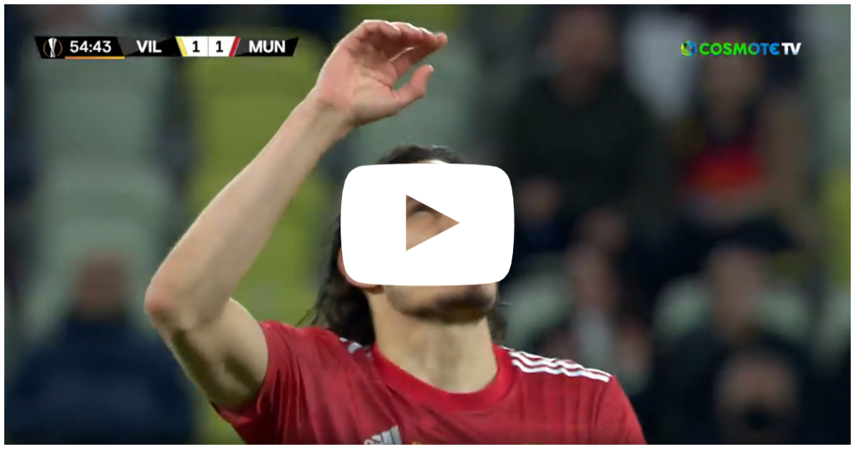 Με Καβάνι η Γιουνάιτεντ δεν χάνει και 1-1 οι Κόκκινοι Διάολοι (video)