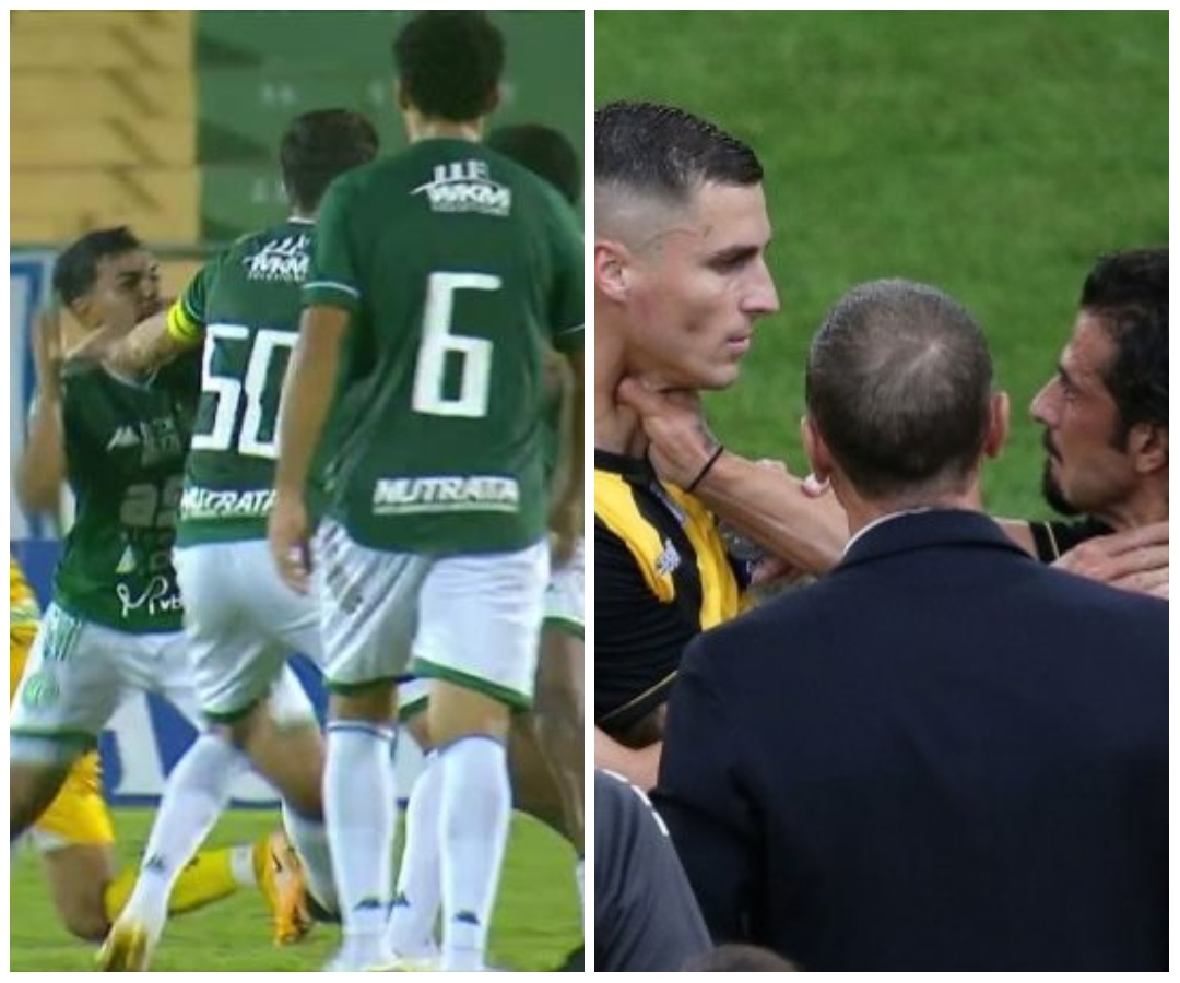 Εντωμεταξύ στη Βραζιλία συμπαίκτες παίζουν βρωμόξυλο  και αποβάλλονται