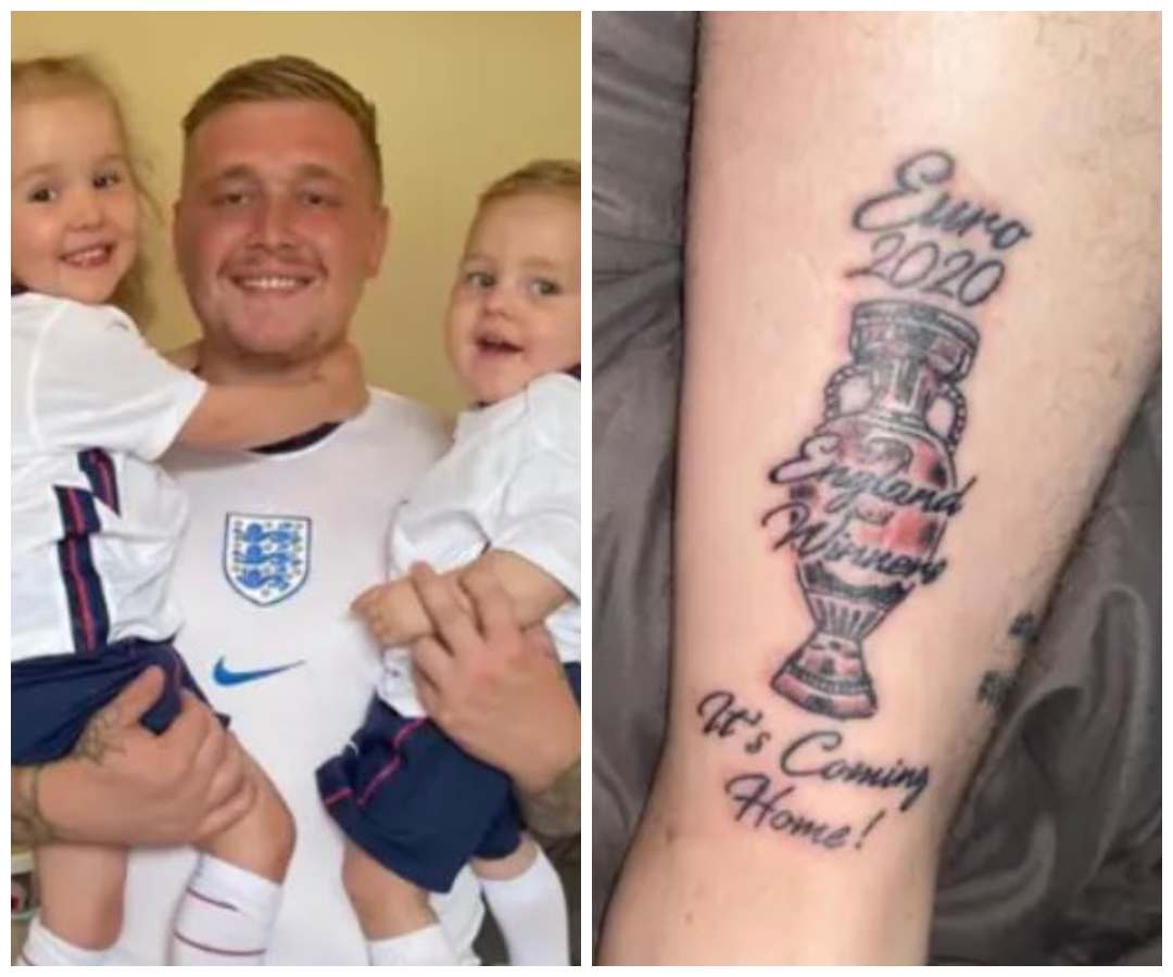 Κατούρησε πάρα πολύ όρθιος και έκανε ήδη tattoo για κατάκτηση του Euro από Αγγλία