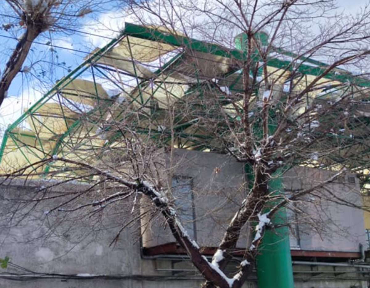 Aστέγαστρος κινδυνεύει να μείνει ο ΠΑΟ λόγω της κακοκαιρίας(pics)