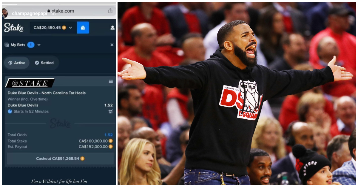 O Drake στα χνάρια του Snik, ρίχνει 100 χιλιάρικα σε 1.52 απόδοση, πάει κουβά