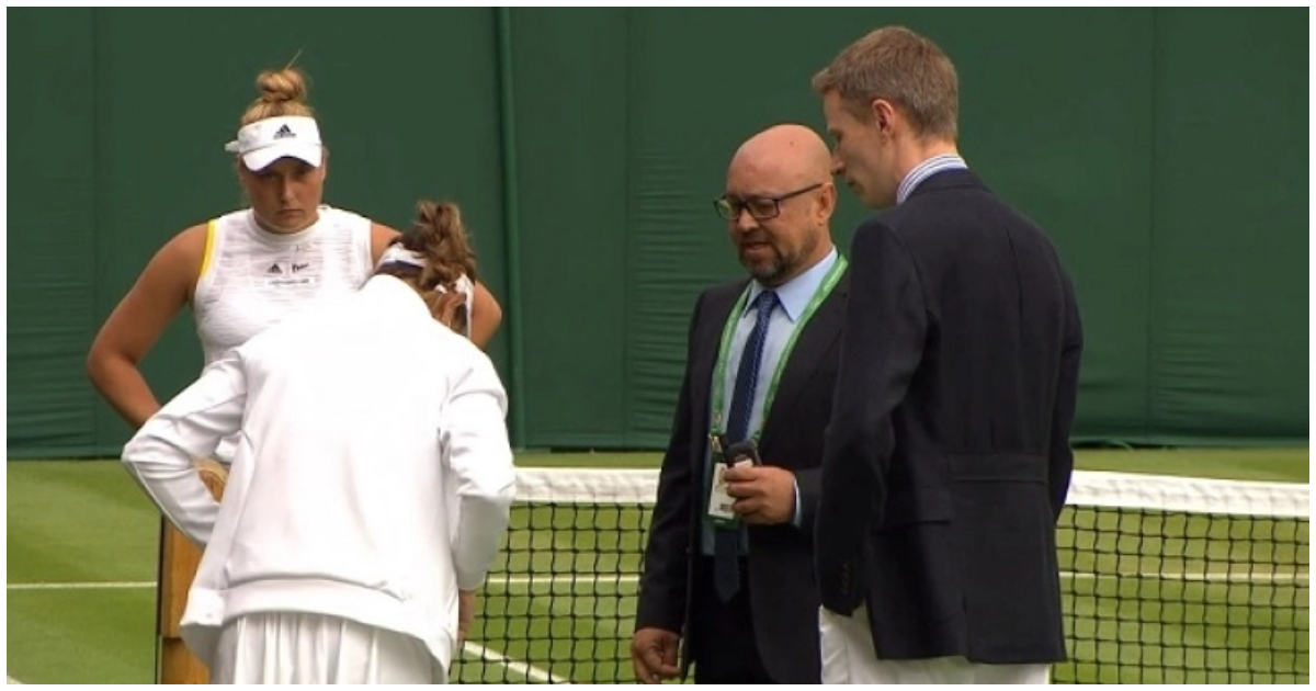 Ανώμαλος supervisor ζητάει από τενίστρια στο Wimbledon να αλλάξει το μαύρο σουτιέν της