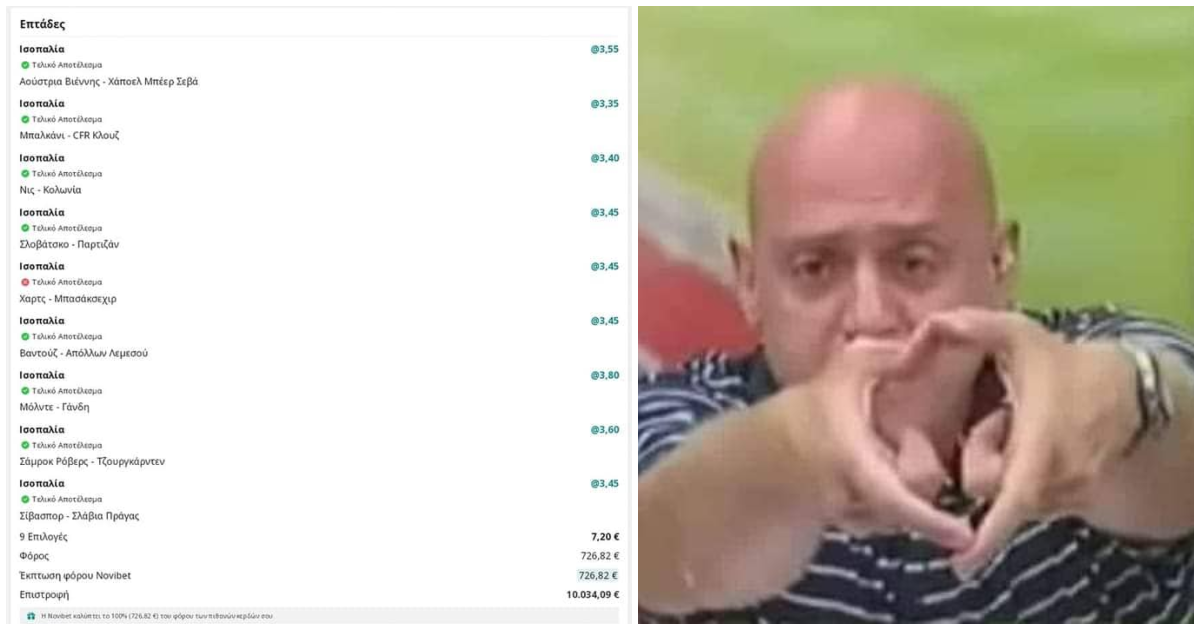 Χάστης στο πιο ΕΠΙΚΟ δελτίο της χρονιάς πιάνει 8 ισοπαλίες, βγάζει 10k & θερινό ζώδιο