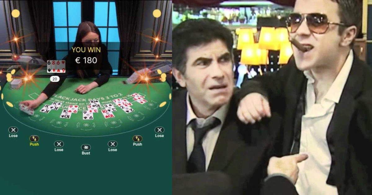 Διδάξαμε Blackjack παίζοντας 5 χέρια χωρίς να χάσουμε ούτε 1