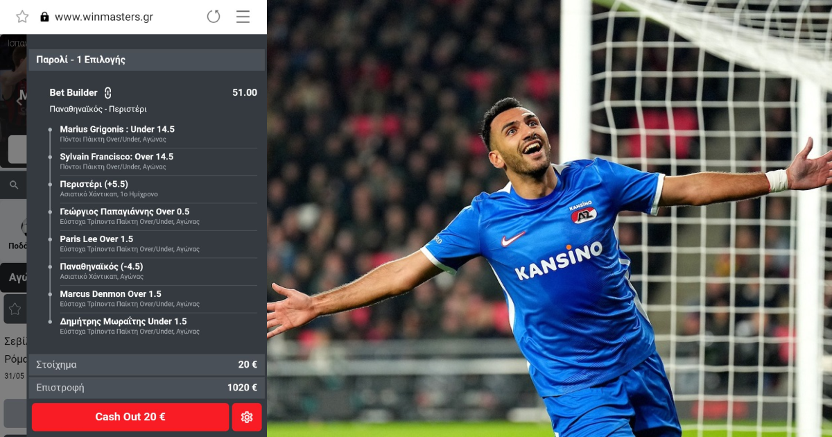 Φτιάξαμε το πιο Τσιλικό Bet Builder για ταμείο στο Ολλανδία-Ελλαδα με 51.00 μονάδες