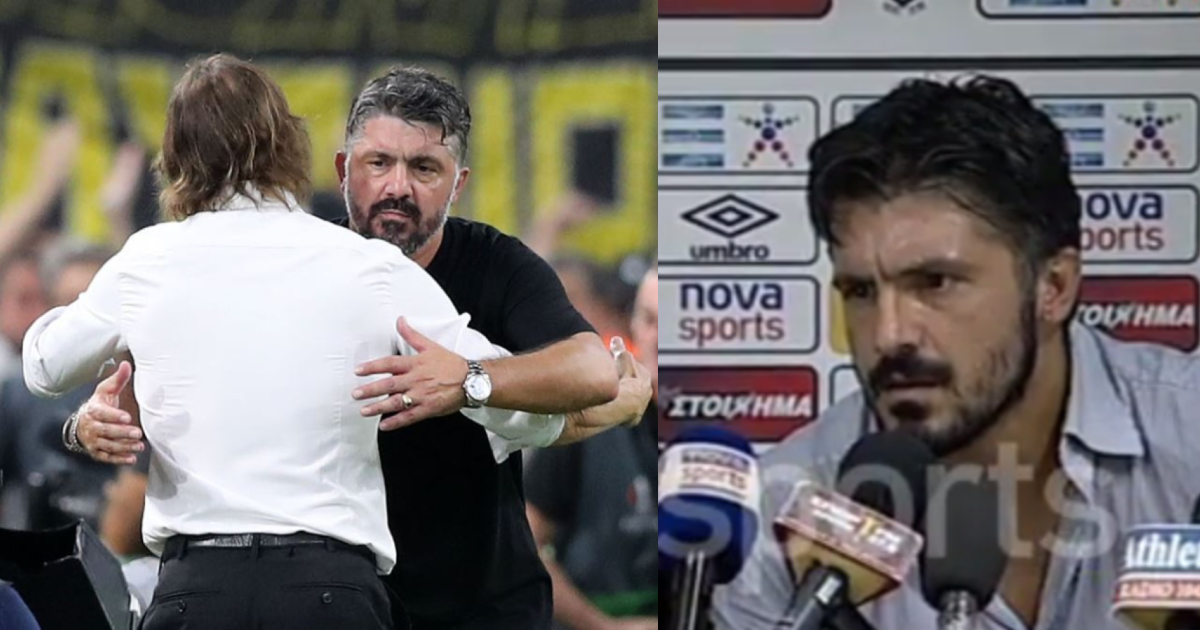 Γκατούζο: «Ευρωπαϊκή και όχι Ελληνική ομάδα η ΑΕΚ» ,τελικά δεν λέει everyday malakia
