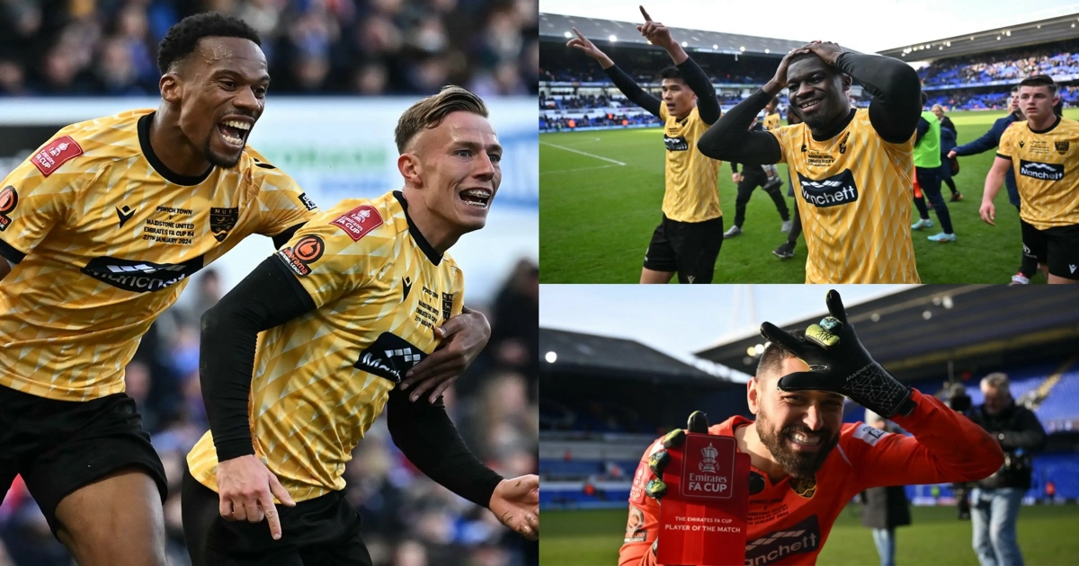 FA Cup: Η Μέιντστοουν της 6ης κατηγορίας έστειλε σπίτι της την Ίπσουιτς! [vid]