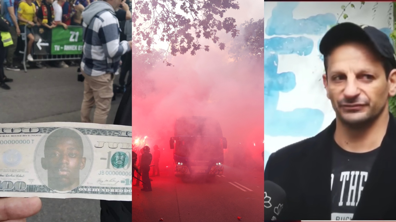 AM της Μπάρτσα πετάνε αντικείμενα στο πούλμαν της ομάδας, το πέρασαν γι’ αυτό της Παρί [vid]