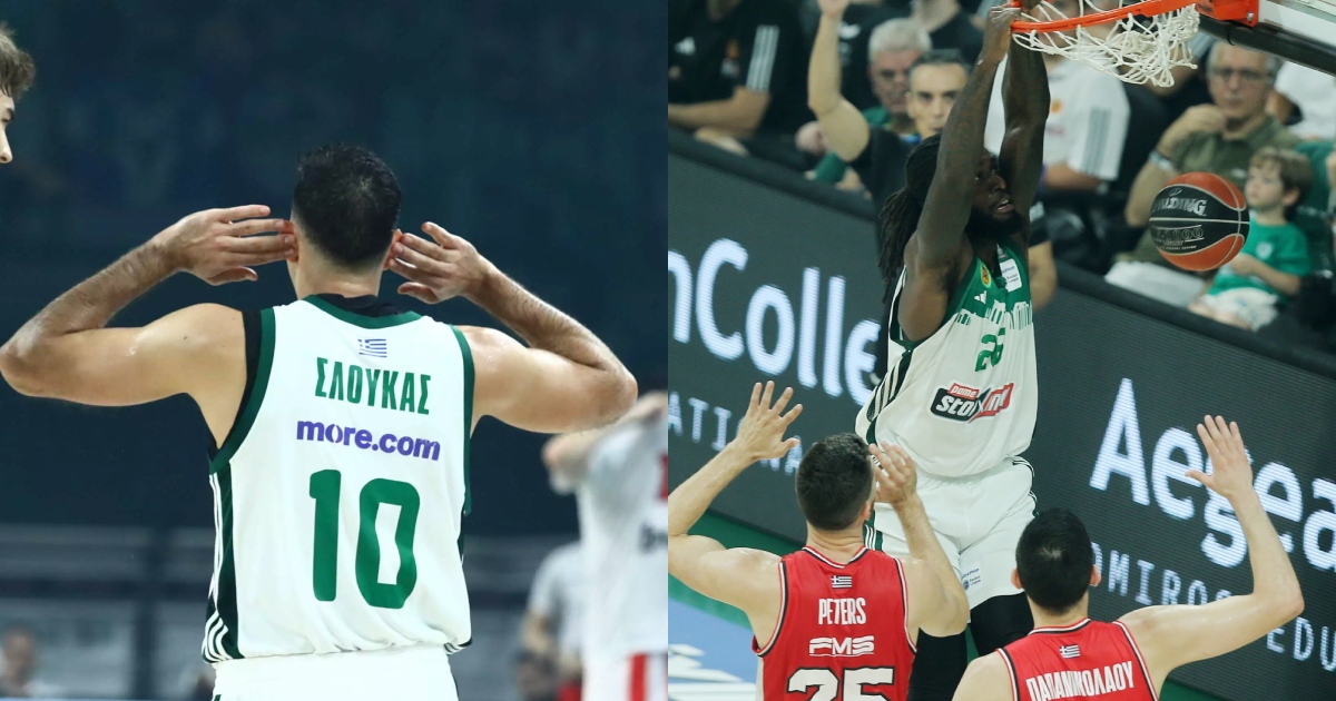 ΠΑΟ-ΟΣΦΠ 87-82 : Τίτλο με Όσκαρ ανατροπής και επικό Σλούκα σε ματσάρα!