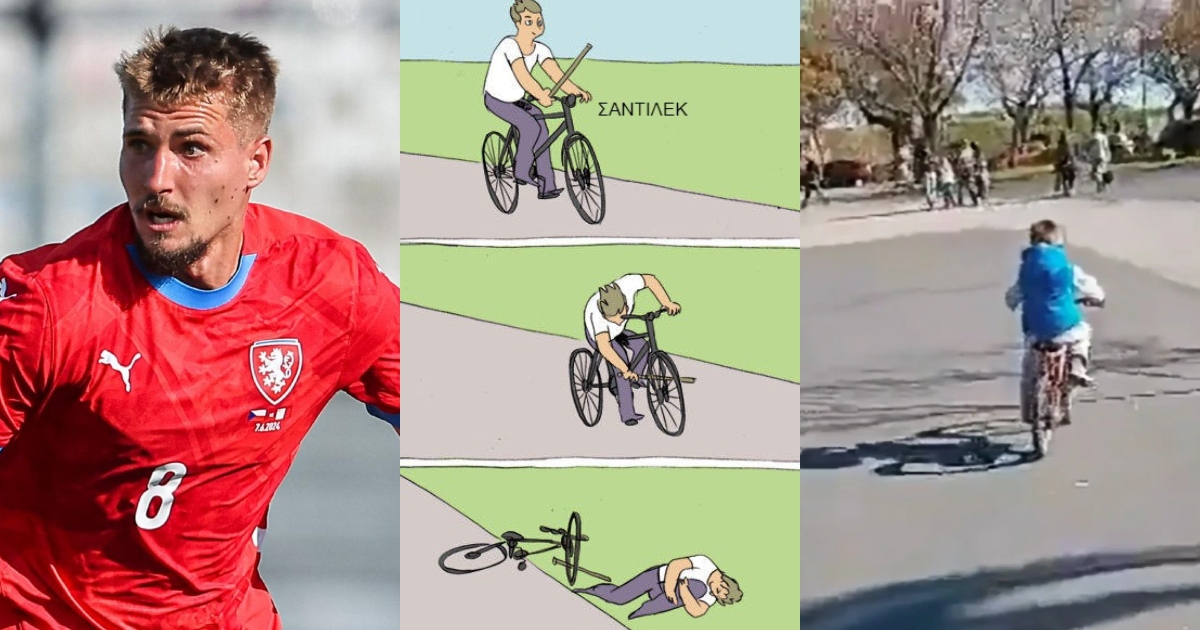 O Τσέχος Σάντιλεκ θα χάσει το EURO γιατί τσακίστηκε με το ποδήλατο