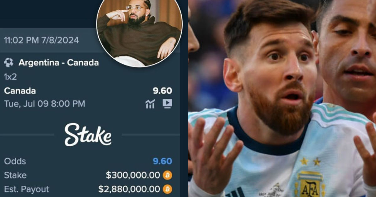 Drake ρίχνει 300k στον Καναδά να νικήσει την Αργεντινή, συγχαρητήρια από τώρα για την πρόκριση της Αλμπισελέστε