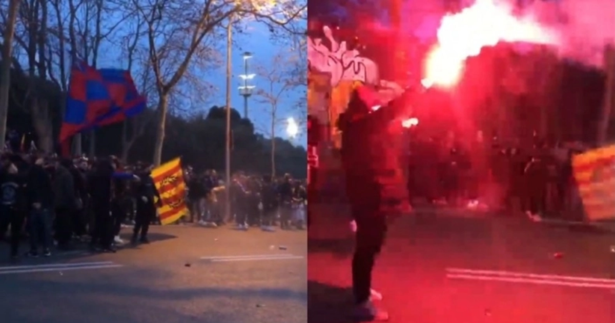 Ευχούλες για τάφο έδωσαν στον Βινίσιους οι οπαδοί της Μπαρτσελόνα (vid)