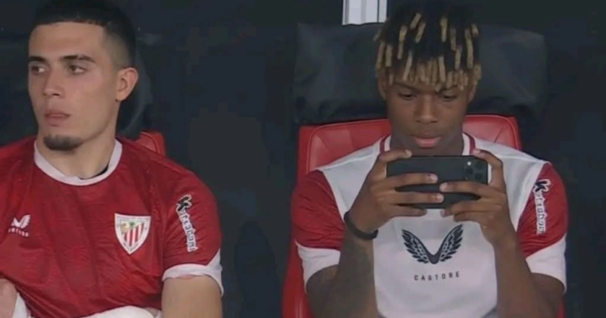 Μπιλμπάο χάνει με 4 γκολ, Νίκο Γουίλιαμς παίζει στο κινητό του