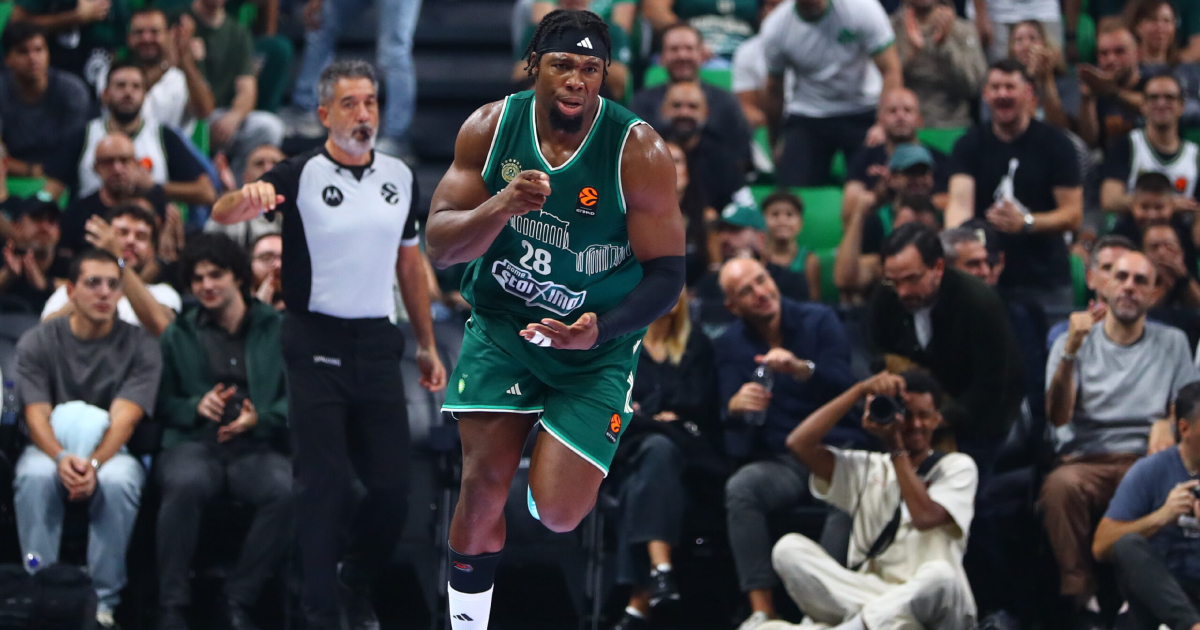 Guerschon Yabusele του Παναθηναϊκού σε αγώνα της EuroLeague.